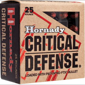 Hornady Critical Defense 9mm 115gr ammunition, the ultimate choice for self-defense and personal protection. Engineered with precision and........